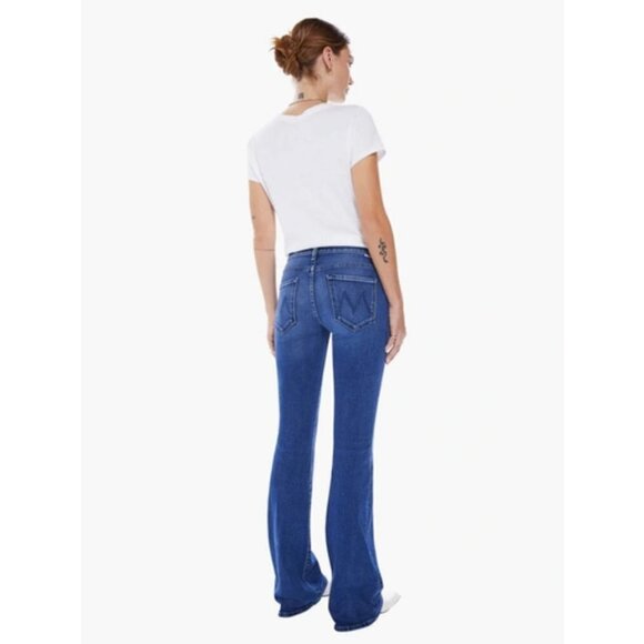 💕MOTHER💕 The Down Low Weekender Heel Jeans ~ High Tide 31 NWT - Picture 4 of 16